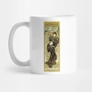 THEATRE DE LA RENAISSANCE Sarah Bernhardt Lithograph Poster by Alphonse Mucha Mug